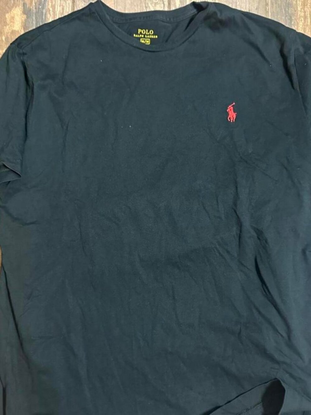 NWOT Polo Ralph Lauren men’s black t-shirt with red logo Size M #preppy #classic